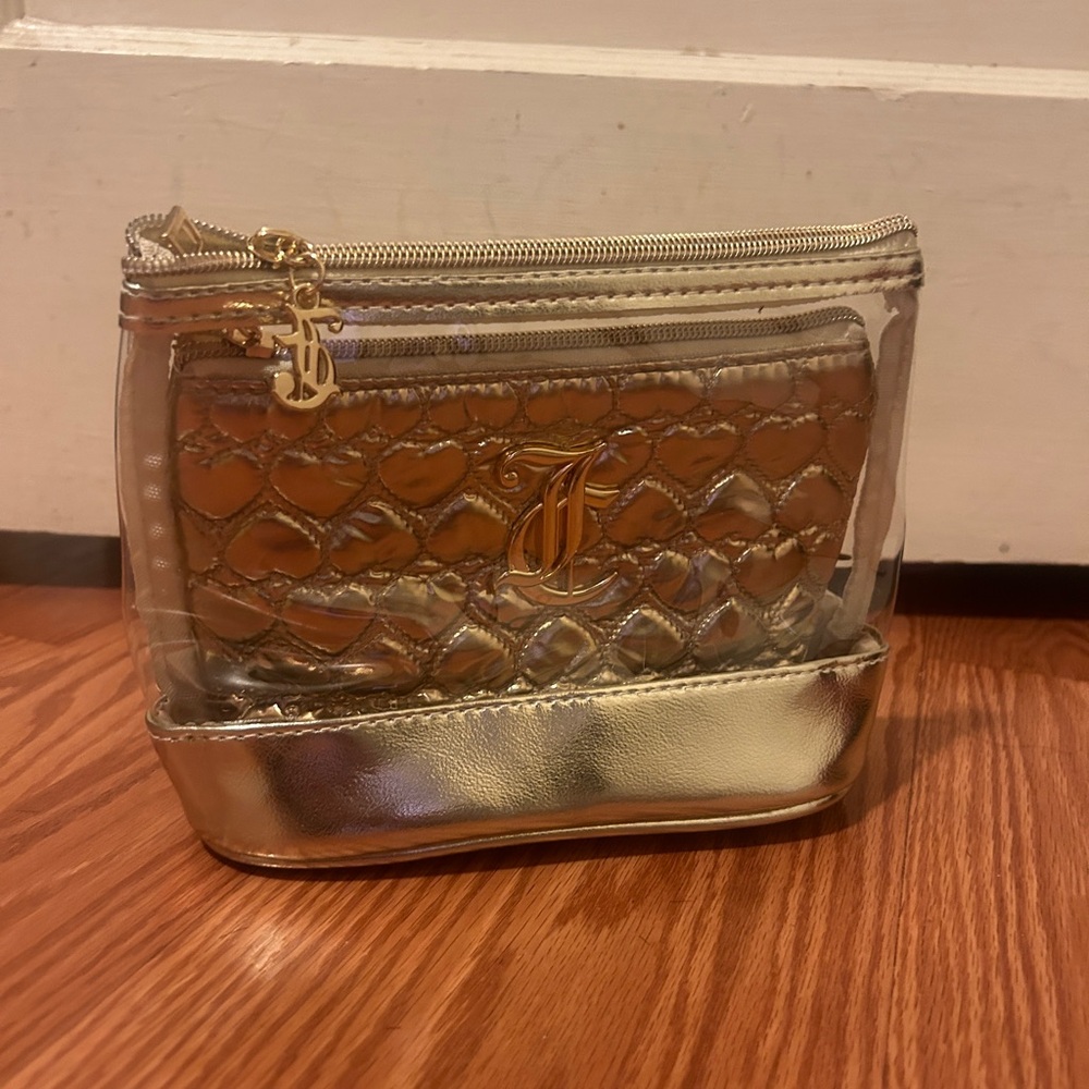 Juicy Couture Gold Cosmetic Bag
